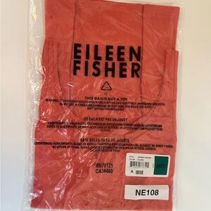 NWT ELIEEN FISHER CORAL COTTON TANK